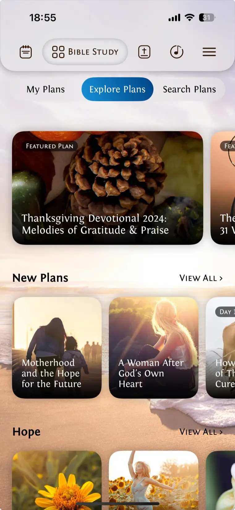 Explore featured and new study plans